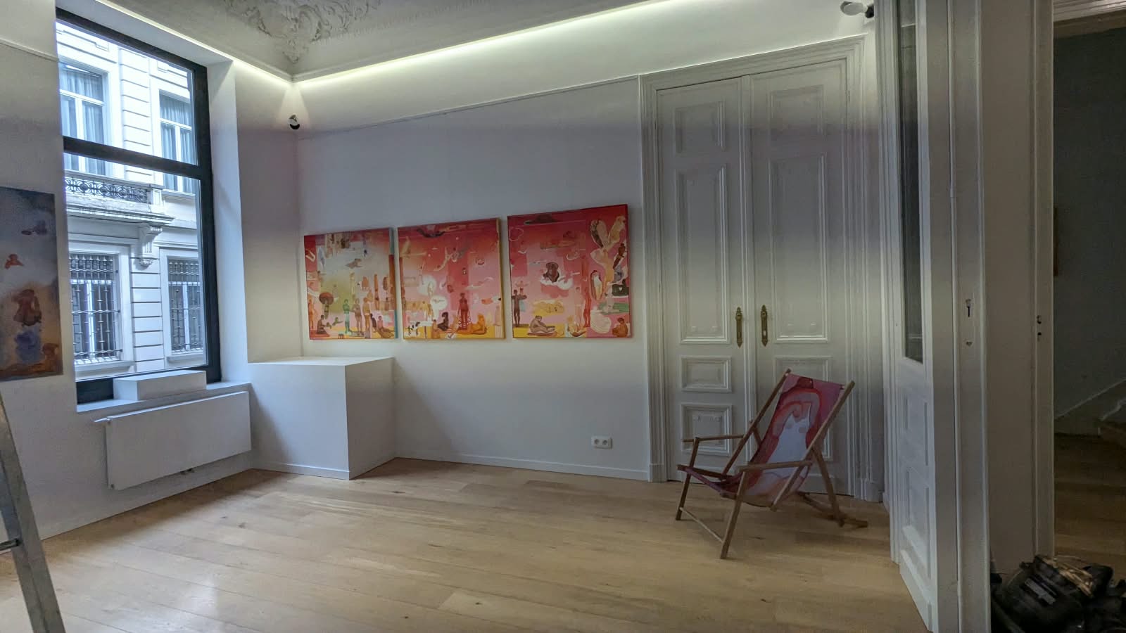 Slide ARIA BLEU - GALERIE  27 - BRUXELLES - JUILLET 2026 - Linette Cajou